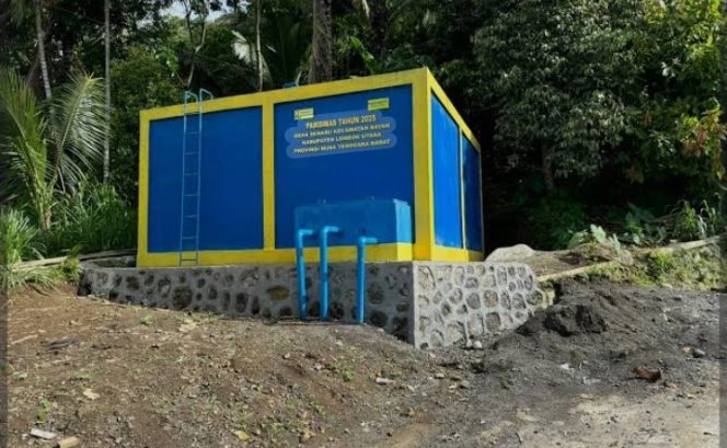 
					Salah satu program pamsimas bantuan Pemerintah Pusat untuk Kabupaten Kepulauan Sula. Foto/istimewa 