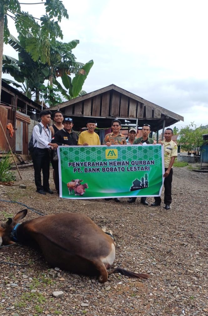 
					Dalam rangka menyambut Hari Raya Idul Adha 1447 Hijriah, PT. Bank Perekonomian Rakyat (BPR) Bobato Lestari Kantor Cabang Sanana kembali menunjukkan kepeduliannya kepada masyarakat dengan menyalurkan satu ekor sapi kurban di Desa Fogi, Kecamatan Sanana, Kabupaten Kepulauan Sula