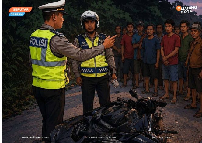 
					 Ilustrasi Insidenkecelakaan tragis antara kedua sepeda motor di Jalan Raya Desa Waiman, Kecamatan Sulabesi Tengah, Kamis 25 Juni 2026, sekitar pukul 02.20 WIT.