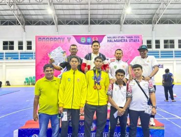 Harnudin Silayar dan Sugairil Sangaji di Porprov V Maluku Utara 2026.