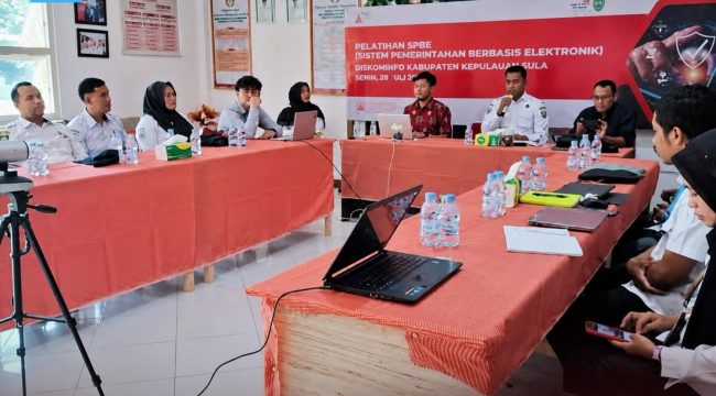 Foto : Diskominfo Sula gelar Sosialisasi bersama Telkom Ternate. (doc. Istimewa / Diskominfo Sula)