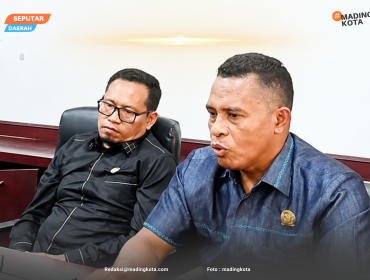 Ketua Komisi III DPRD Kabupaten Kepulauan Sula, Ramli Tidore dan Sekretaris Komisi III Moh. Ajwan Soamole (Foto / Madingkota)