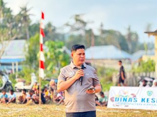 Foto : Ketua umum KONI kepulauan Sula Kamarudin Mahdi, S.STP., CHt. CGCAE