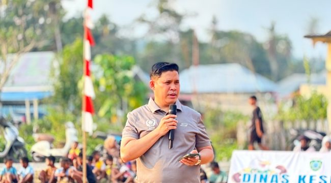 Foto : Ketua umum KONI kepulauan Sula Kamarudin Mahdi, S.STP., CHt. CGCAE