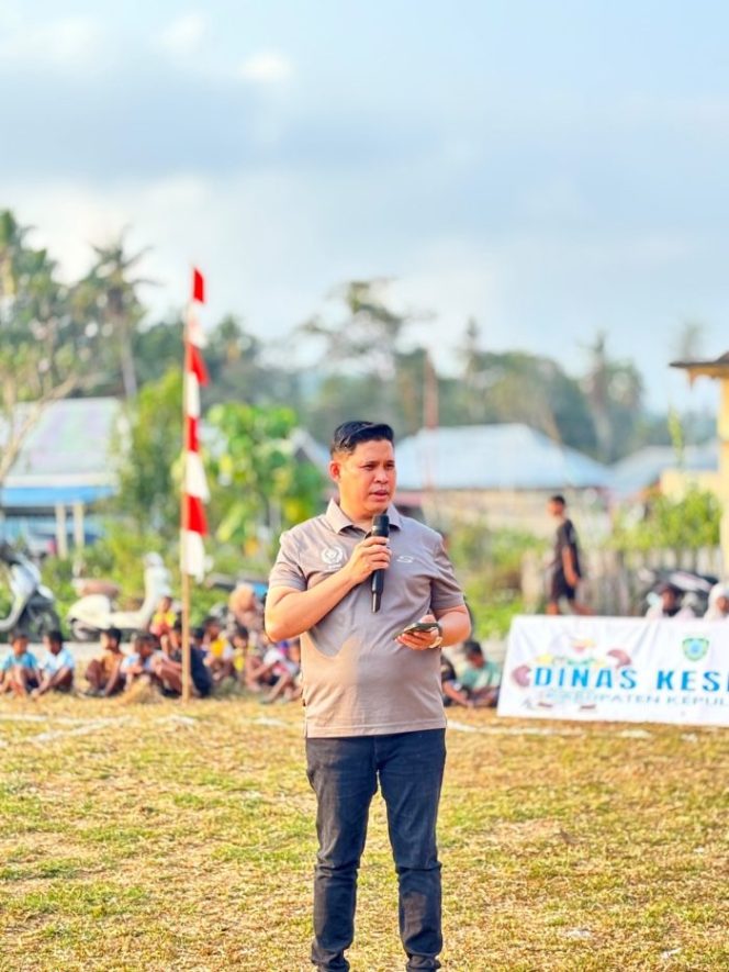 
					Foto : Ketua umum KONI kepulauan Sula Kamarudin Mahdi, S.STP., CHt. CGCAE