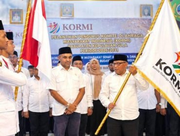 Pelantikan pengurus kormi kepulauan sula periode 2026-2031. (Foto : Ist)