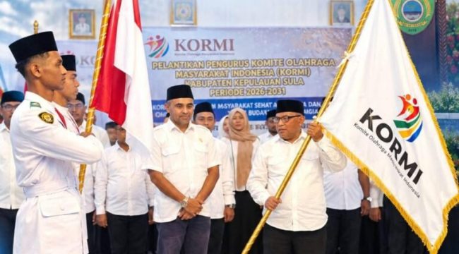 Pelantikan pengurus kormi kepulauan sula periode 2026-2031. (Foto : Ist)